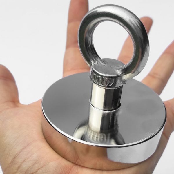 Magnet fishing magnet - Magnet with eyebolt - strength 290 kg