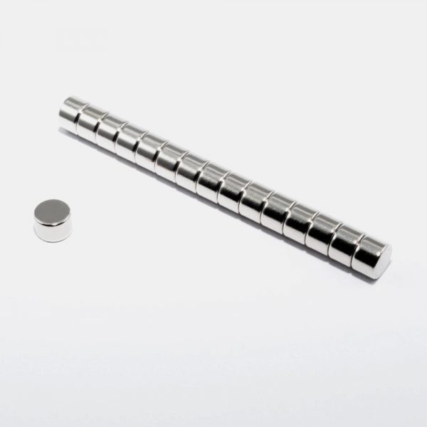 Neodymium magnet, disc, 6×4 mm - N48 - Image 3