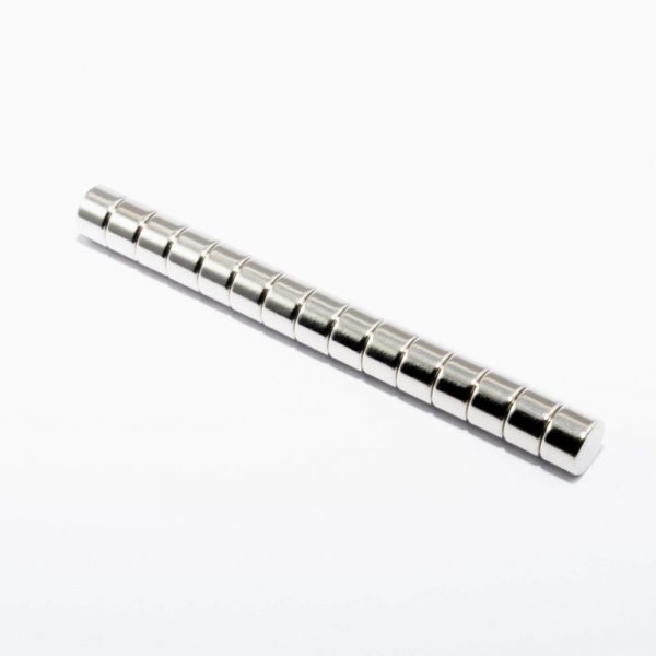 Neodymium magnet, disc, 6×4 mm - N48 - Image 2