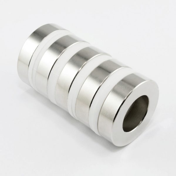 Neodymium magnet, ring, 40-22×10 mm - N38 - Image 3