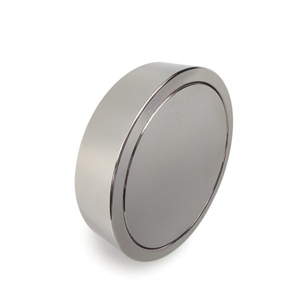 Pot magnet with internal thread socket, 75x18 mm