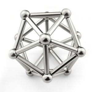 Magnetic building set - sticks and balls