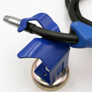 Magnetic MIG torch holder - blue