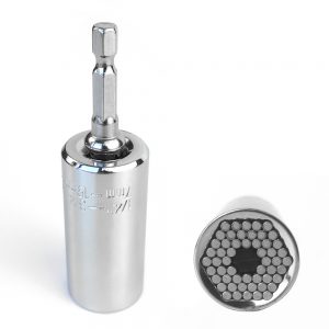 Universal socket with drill adapter