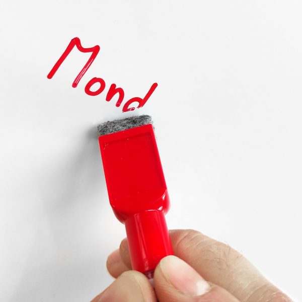 self-adhesive ferrous sheet, white - magnetic board - lubrication