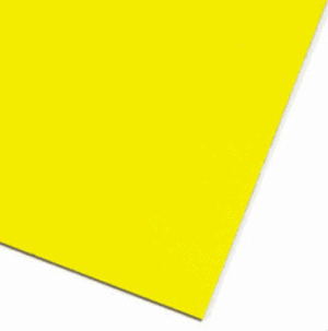 Magnetic sheet, 1 mm (A4) - yellow