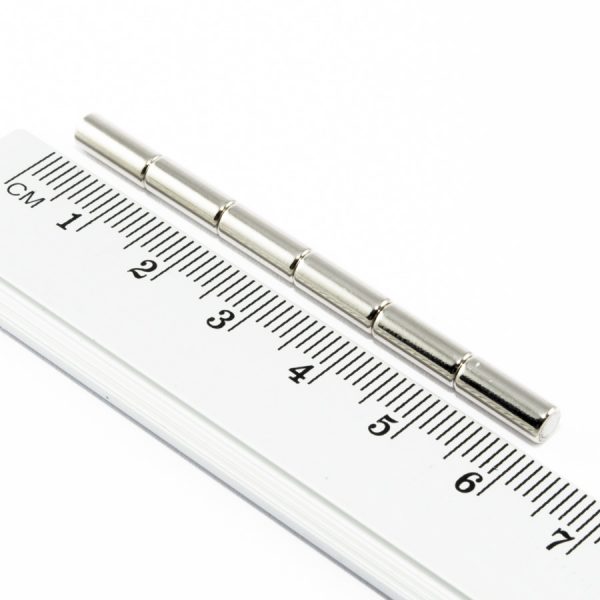 Neodymium magnet, disc, 4×10 mm - N45 - Image 2