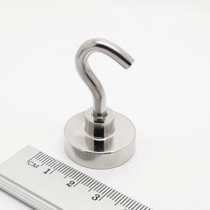 Magnetic hook, Ø 25 mm