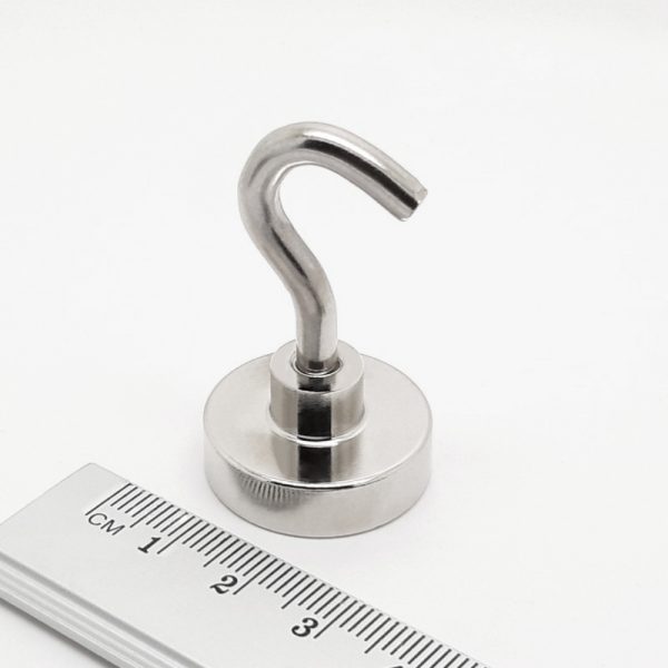 Magnetic hook, Ø 25 mm
