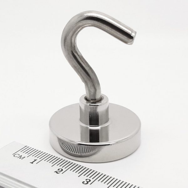 Magnetic hook, Ø 32 mm
