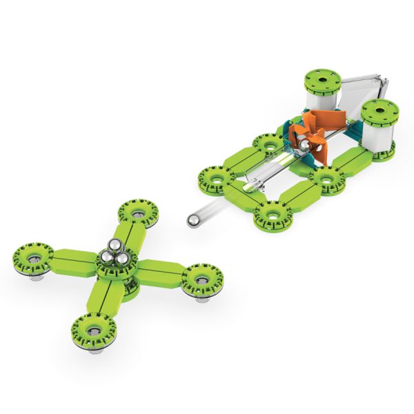 Magnetic building set Geomag Mechanics Challenge, 96 parts