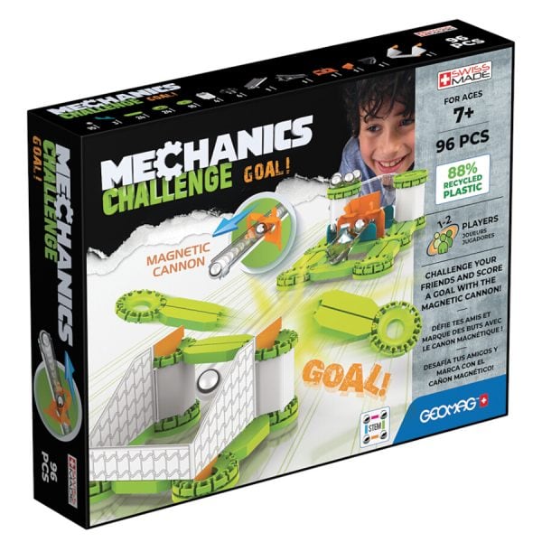 Magnetic building set Geomag Mechanics Challenge, 96 parts