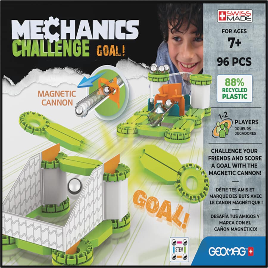 Magnetic building set Geomag Mechanics Challenge, 96 parts