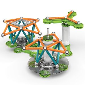 Magnetic building set Geomag Mechanics Motion, 160 parts