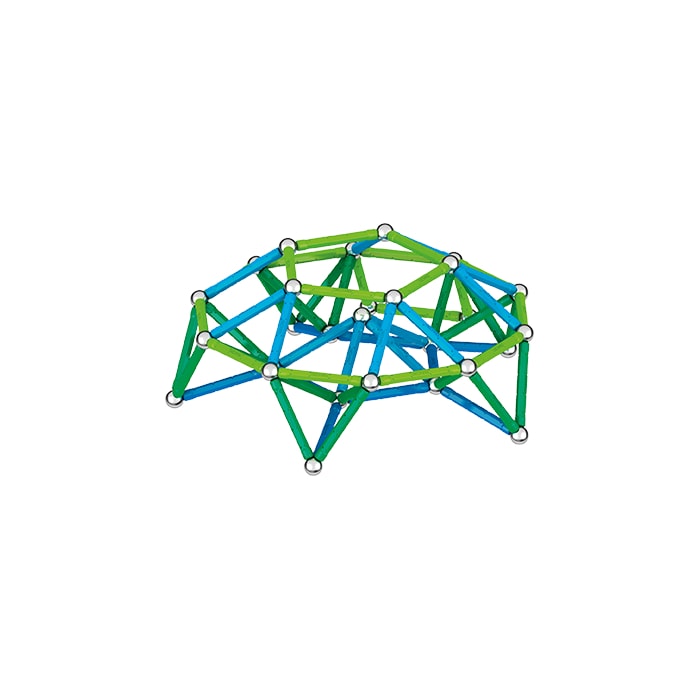 Magnetic building set Geomag Classic, 142 parts