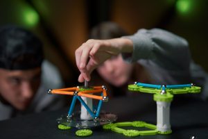 Magnetic building set Geomag Mechanics Motion, 96 parts