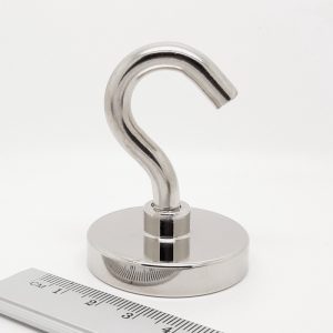 Magnetic hook, Ø 42 mm