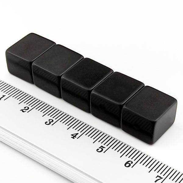 Neodymium magnet, block, 10x14x12 mm, epoxy