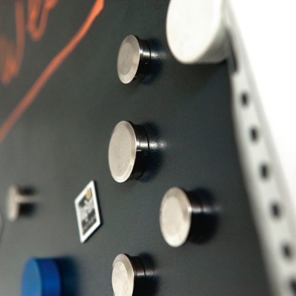 magnets on the magnetic wall
