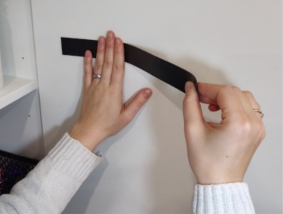 tip magnetic tape - stick on the tape