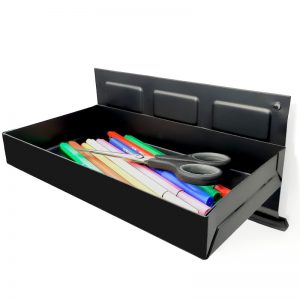 magnetic shelf for tools, office supplies, wall mounted