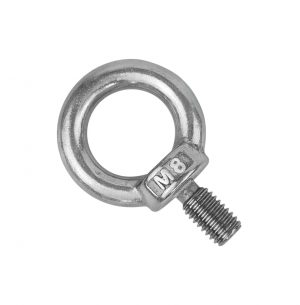 stainless steel threaded eyebolt, M8