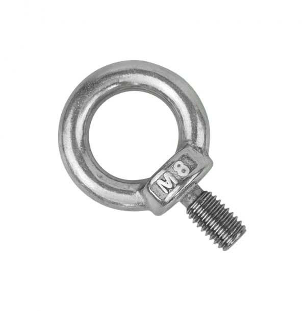 stainless steel threaded eyebolt, M8