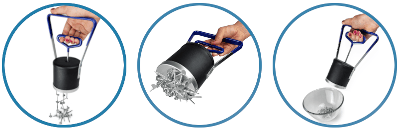 handheld magnetic pick-up tool-screws, nuts, metal dust