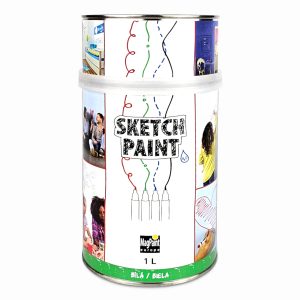 sketchpaint wall paint, whiteboard effect, writable with markers