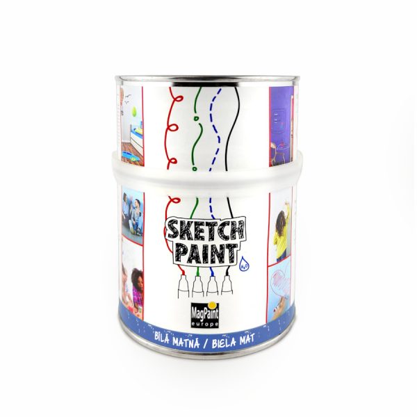 Sketchpaint writable wall paint, white, matte