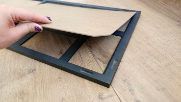 magnetic tip - magnetic make-up frame - removing the wooden part from the frame