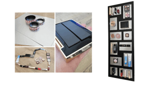 How do you make a magnetic makeup frame?