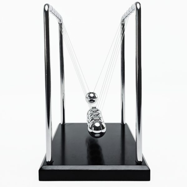 large Newton's cradle pendulum-balls