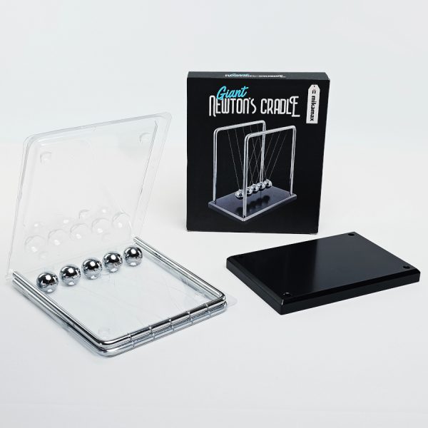 large Newton's cradle pendulum-balls, packing