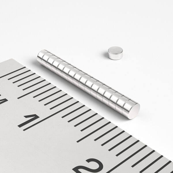 Neodymium magnet, disc, 2×1 mm - N52