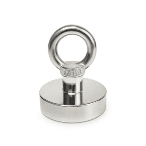 Magnet with eyebolt – strength 162 kg