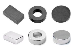 Comparison: ferrite and neodymium magnets