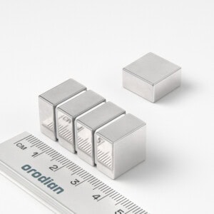 Neodymium magnet, block, 15×15×8 mm - N38