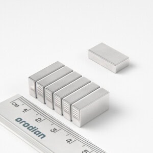Neodymium magnet, block, 19×10×5 mm - N38