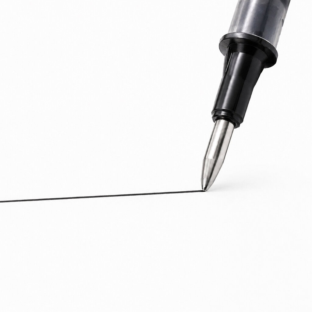 Replacement refill for magnetic pen – black