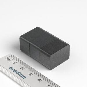 Ferrite magnet, block, 22×15×12 mm - Y30BH