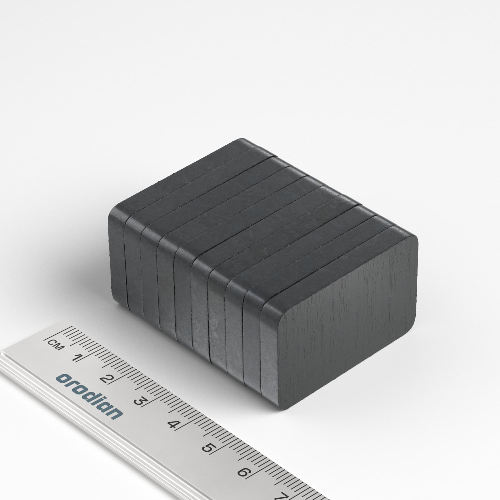 Ferrite magnet, block, 40×25×5 mm - Y30BH