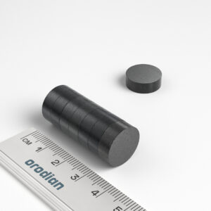 Ferrite magnet, disc, 15×5 mm - Y30BH