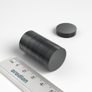 Ferrite magnet, disc, 20×5 mm - Y30BH