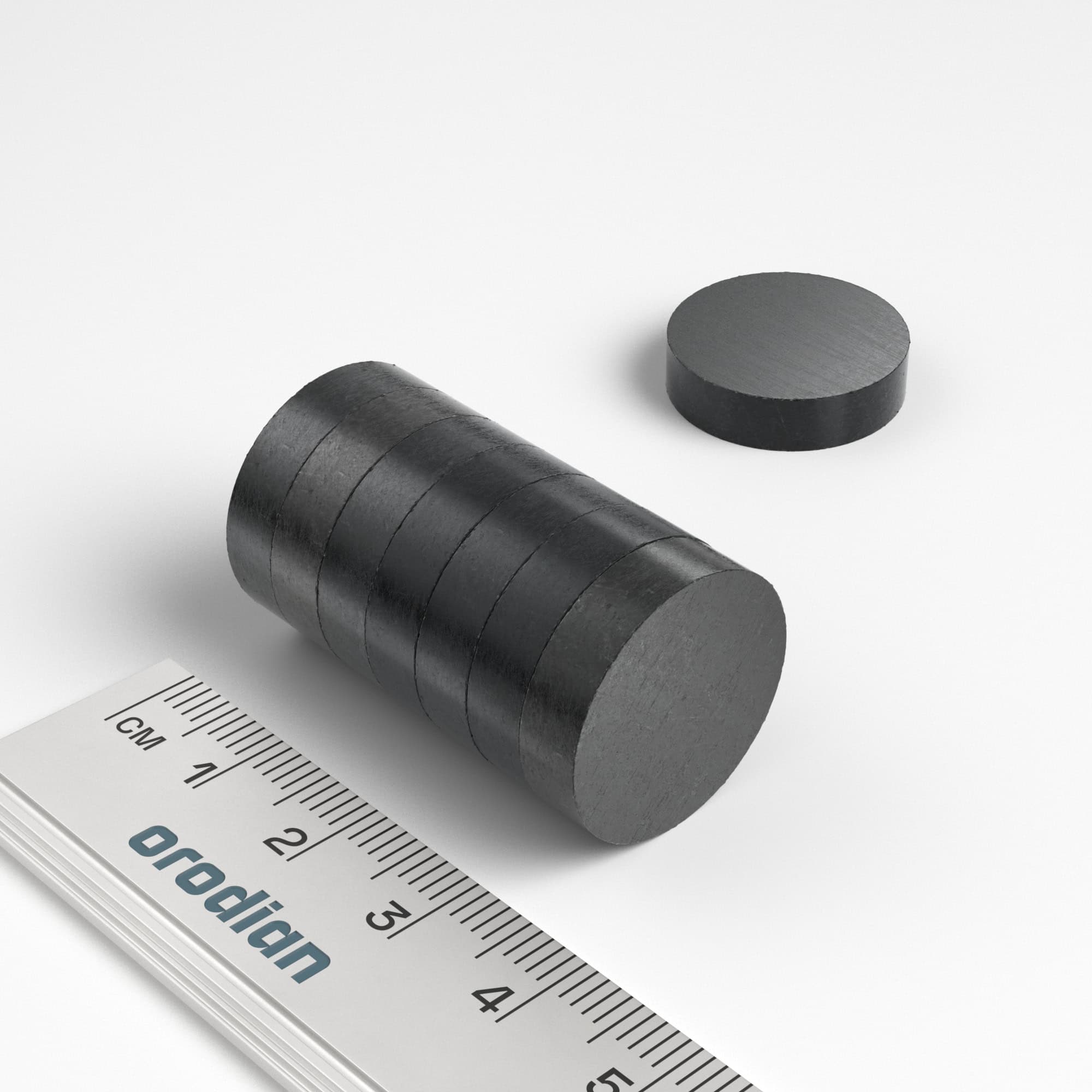 Ferrite magnet, disc, 20×5 mm - Y30BH