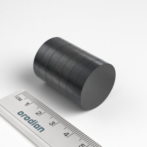 Ferrite magnet, disc, 25×5 mm - Y35
