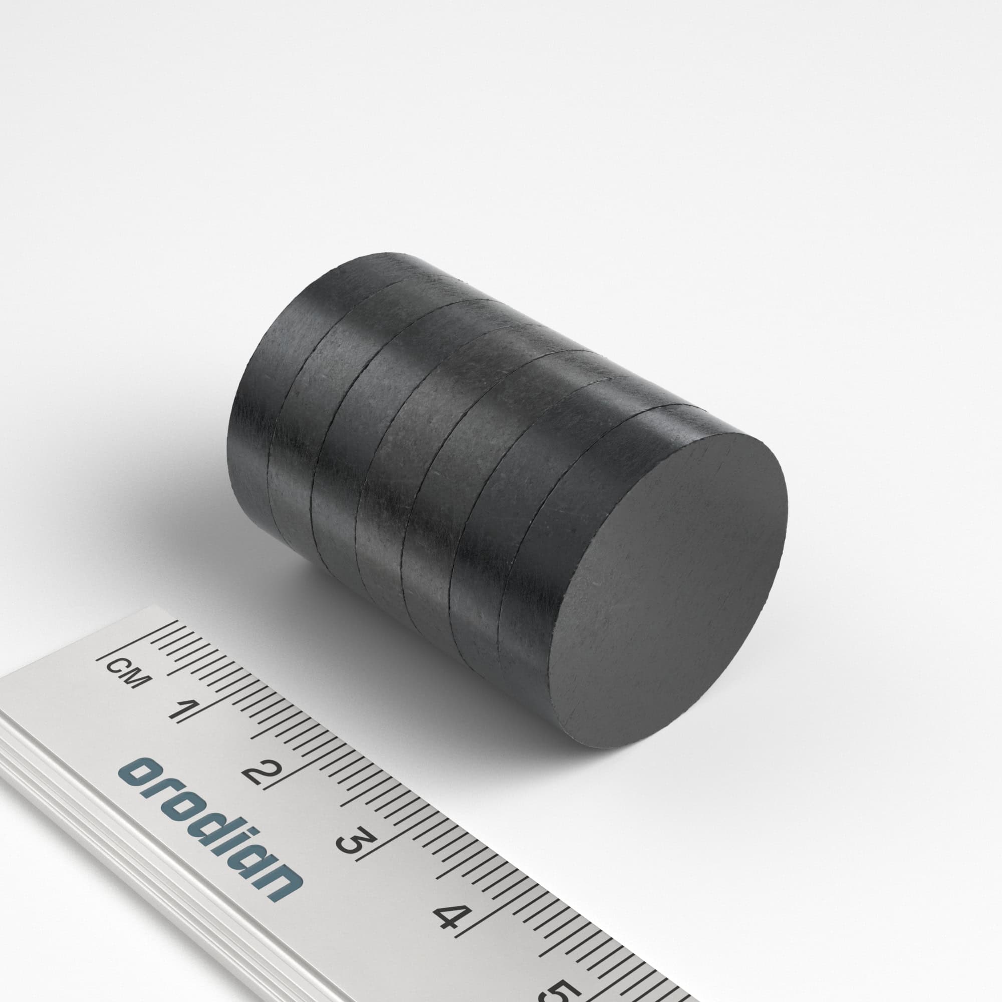 Ferrite magnet, disc, 25×5 mm - Y35