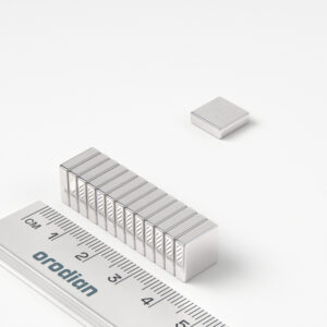 Neodymium magnet, block, 10×10×3 mm - N38