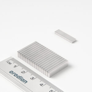 Neodymium magnet, block, 20×5×2 mm - N38