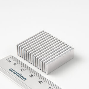 Neodymium magnet, block, 30×10×1.5 mm - N38